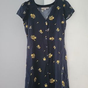 Loft 4 short button dress